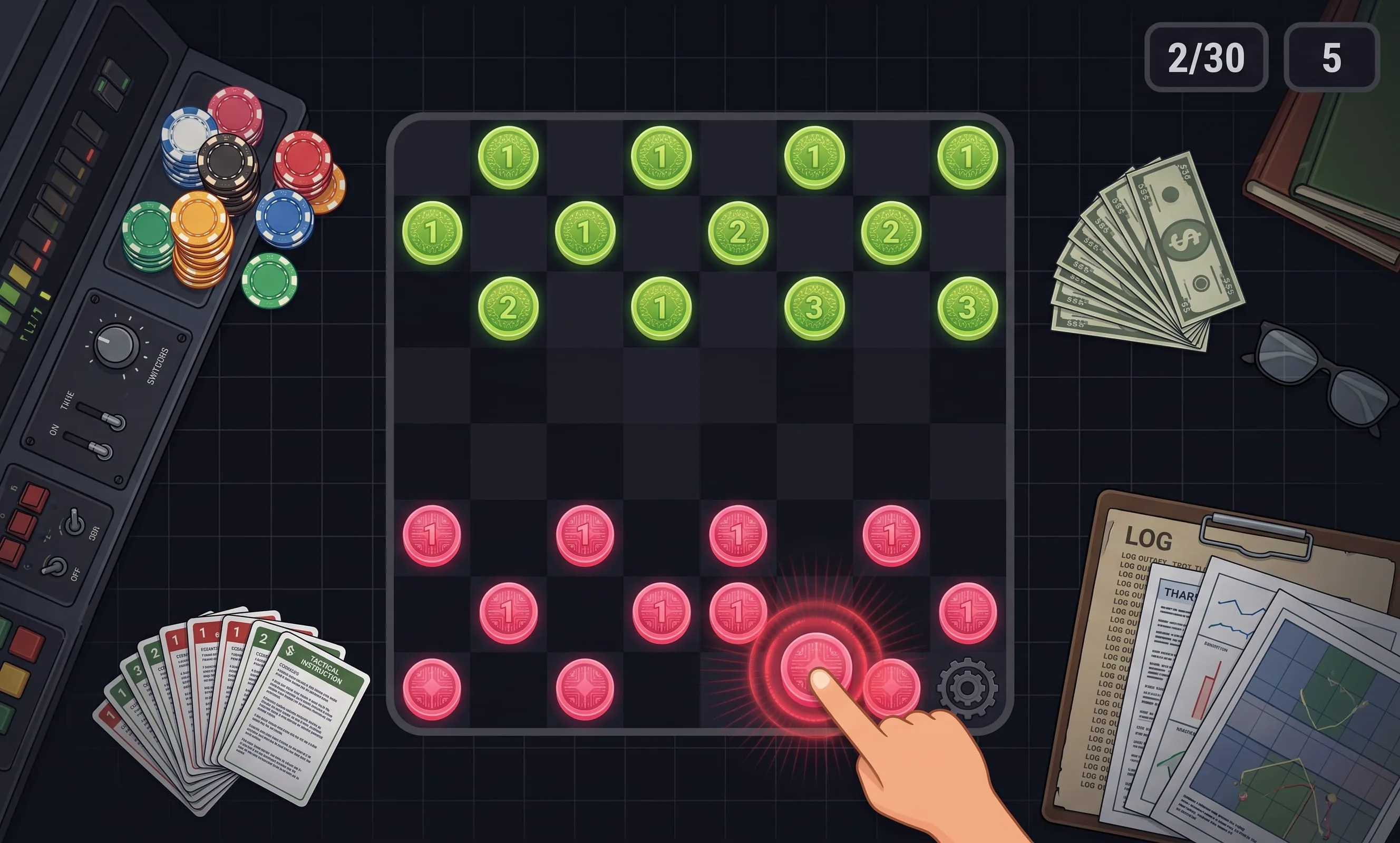 Checkers: Überliste eine Minimax-KI mit klassischen oder internationalen Regeln, in… — free board game online at Playaby