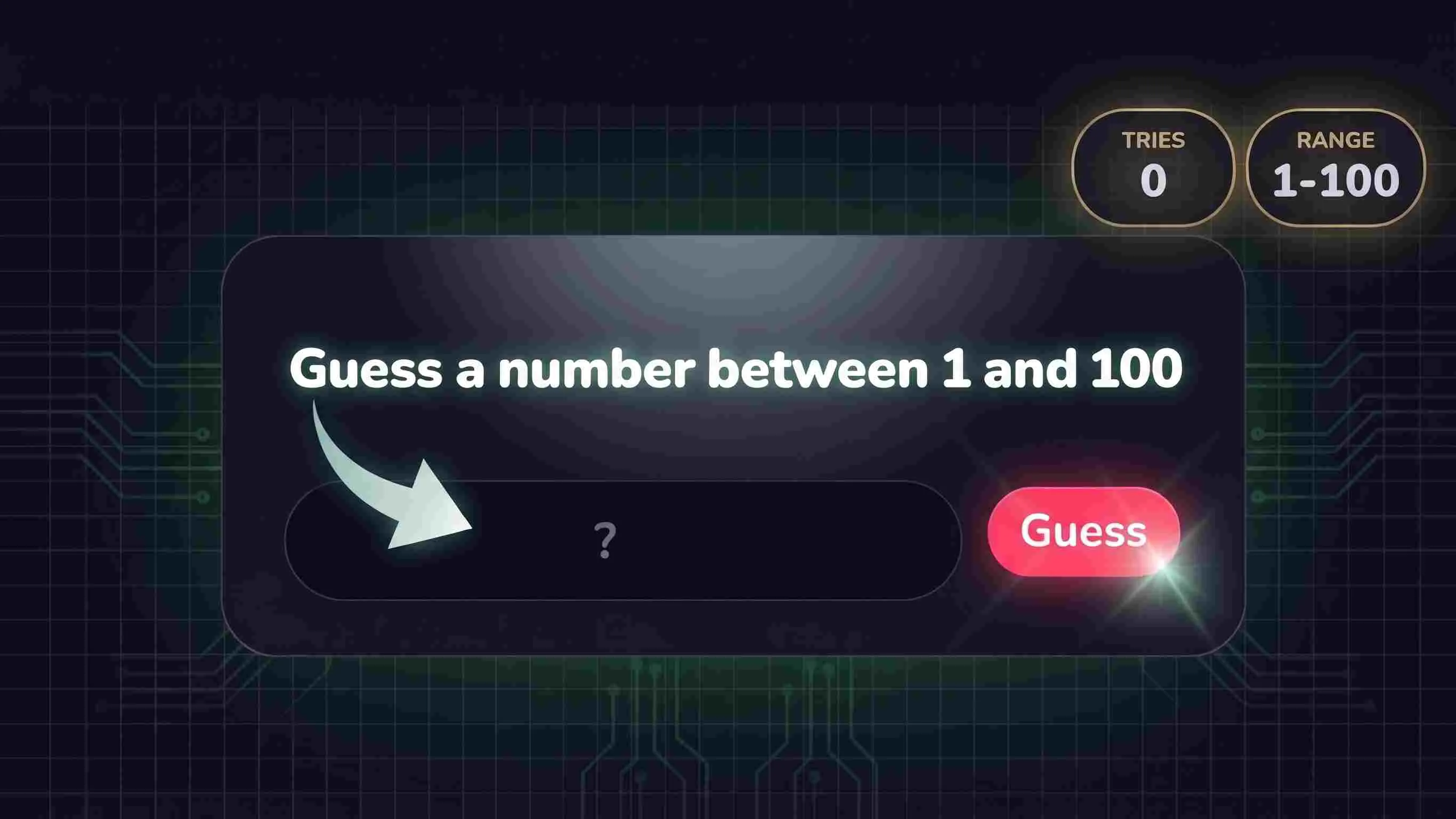 Number Guess: Nähere dich der geheimen Zahl mit klugen Hinweisen — free puzzle game online at Playaby